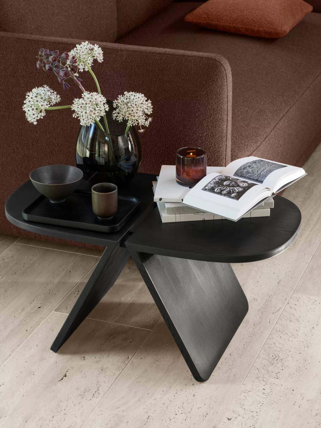 Avio side table W 80 x D 43 x H 38 cm Blomus