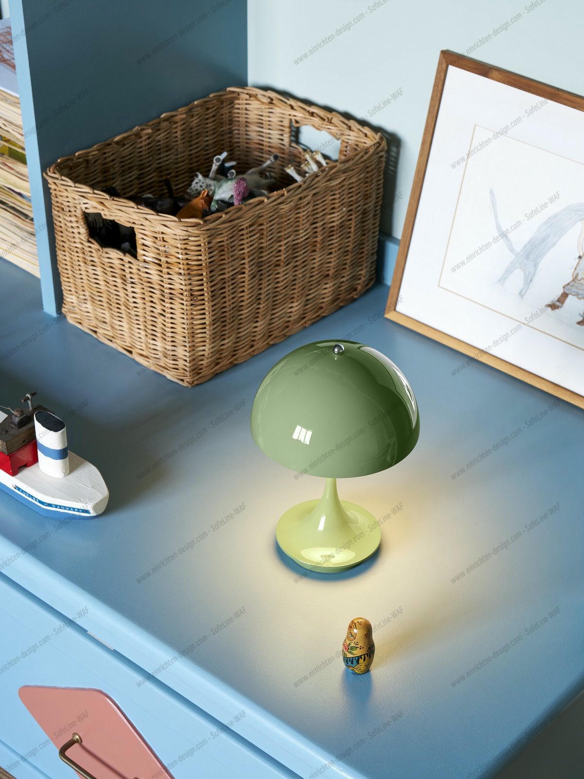 Panthella 160 Portable V3 rechargeable LED table lamp Indoor/Outdoor Louis Poulsen 