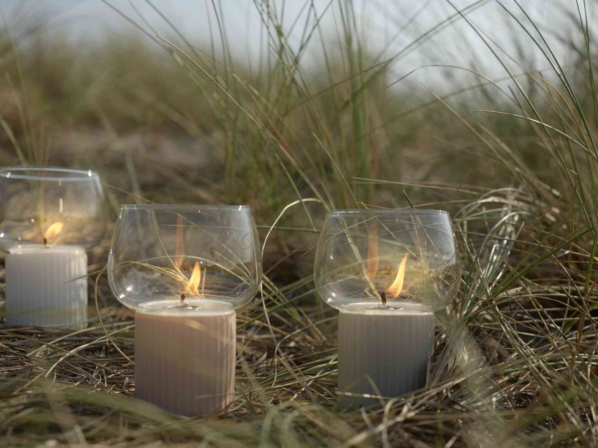 Hygge Hurricane Wind Light RIG TIG by Stelton Grey SINGLE PIECES