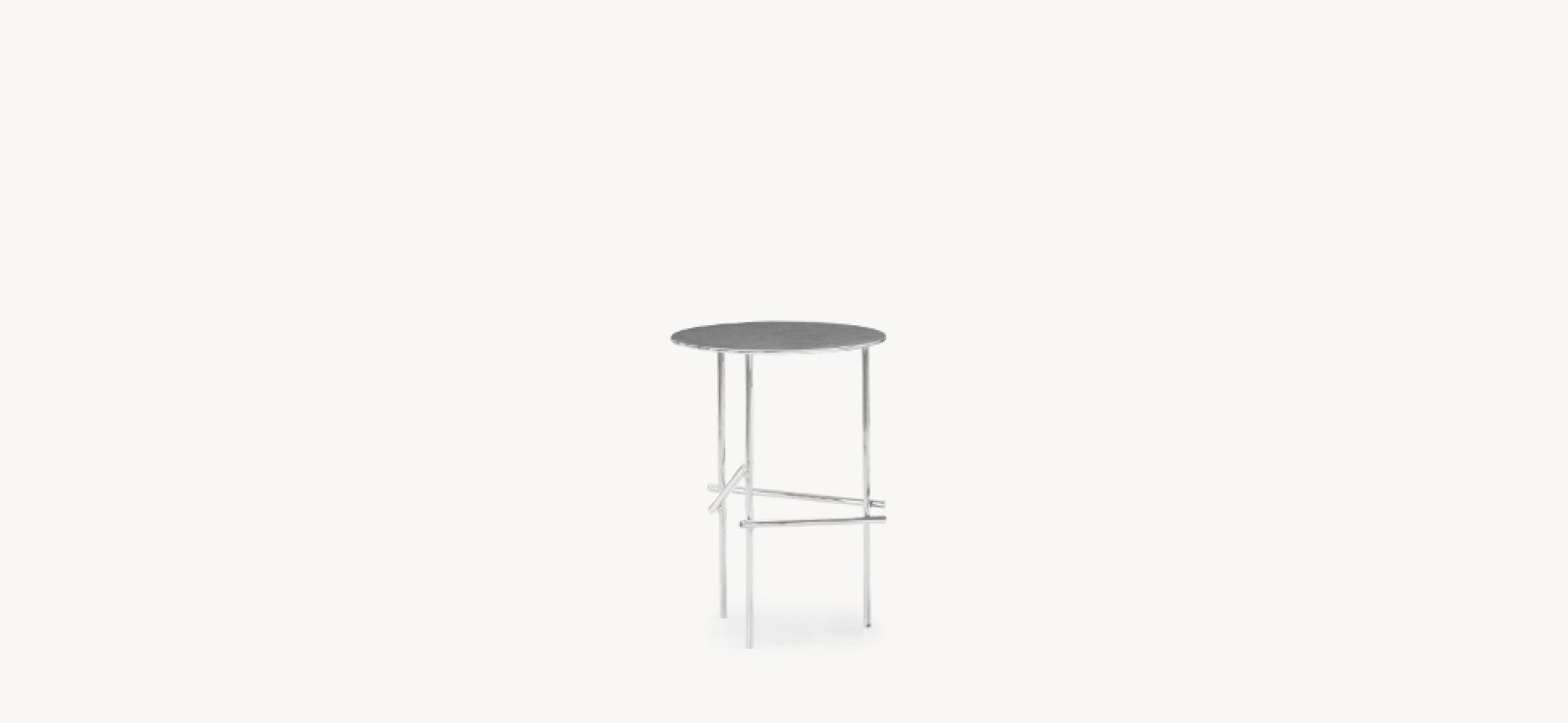 Shanghai Tip Chrome table Moroso