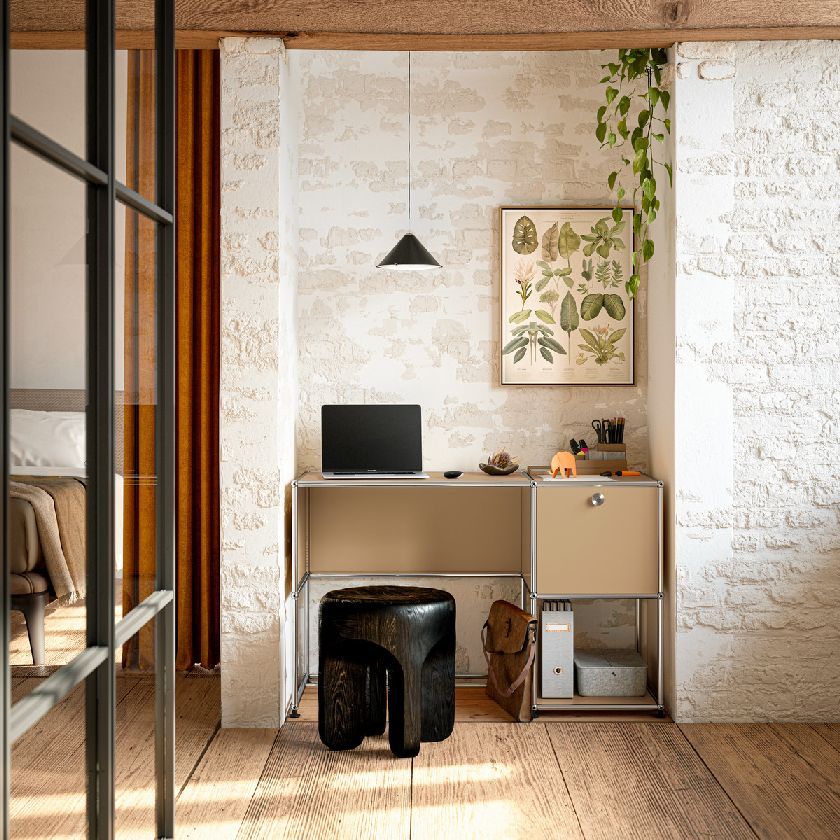 USM Haller desk B21 pure white