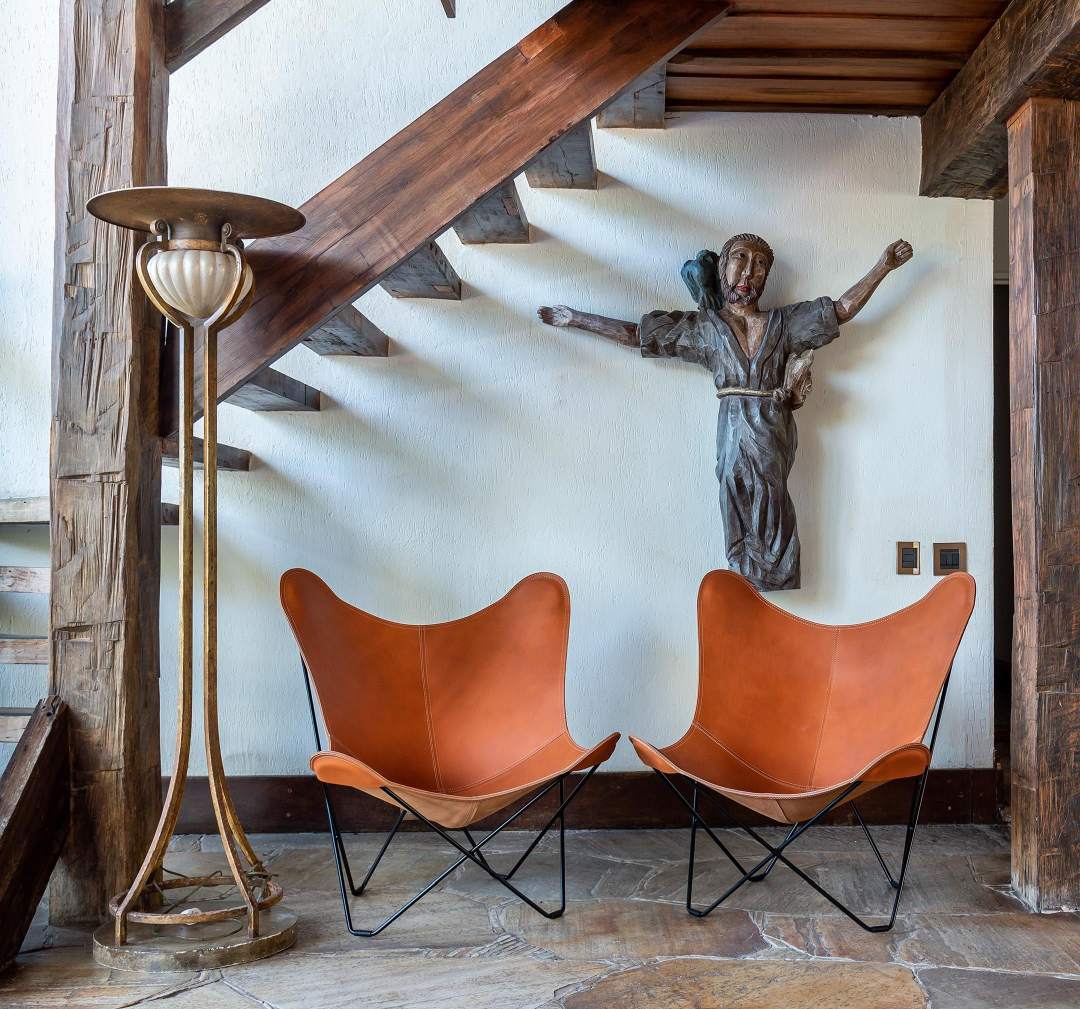 Pampa Mariposa Butterfly Armchair Cuero Pampa Mariposa Butterfly Armchair Cuero