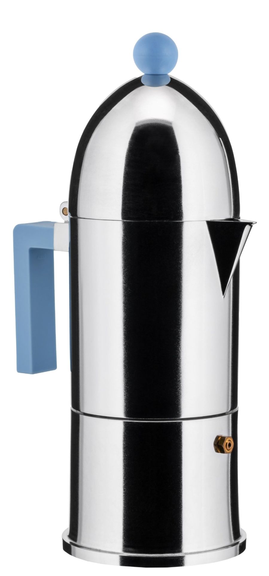 La Cupola 9095/6AZFM Espresso Maker Light Blue Alessi