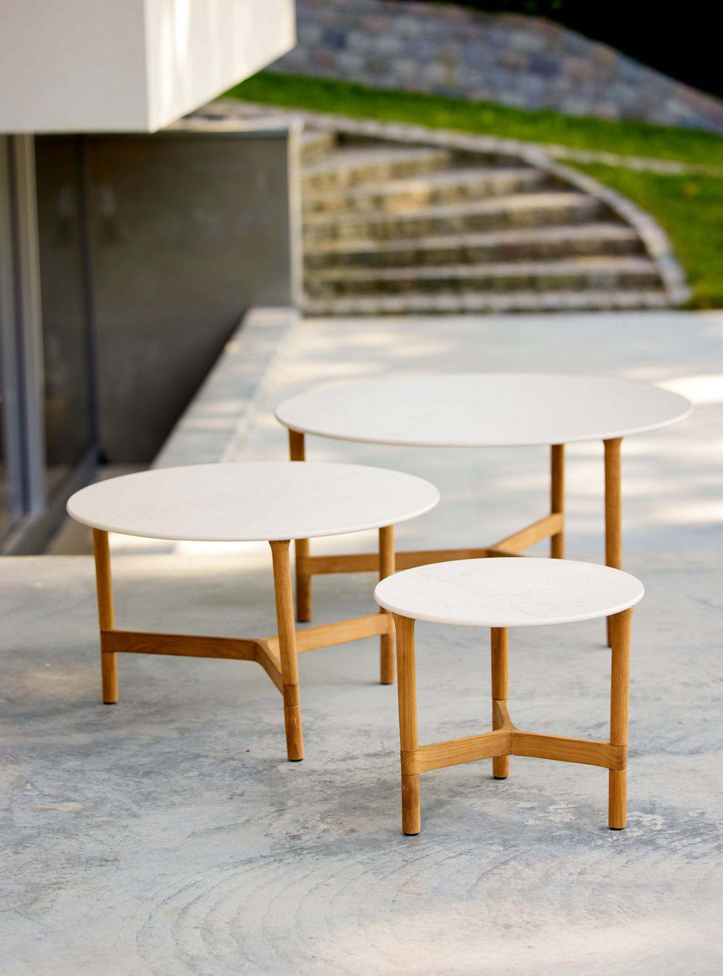 Twist Side Table Teak Medium Cane-Line