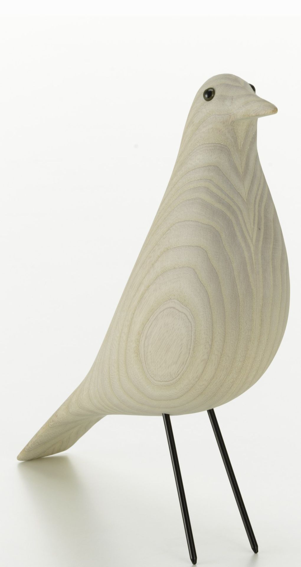 Eames House Bird sculpture white oiled ash Vitra