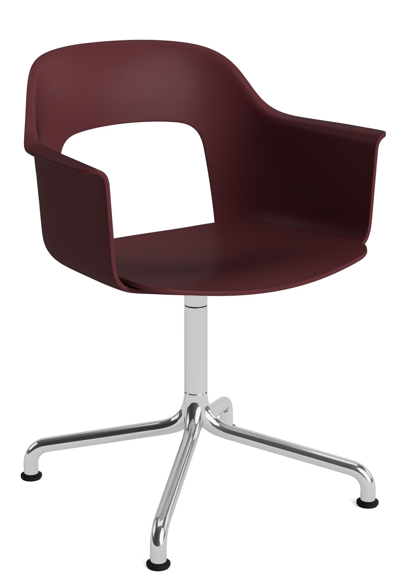 Layout Armchair 251 Armchair 4-star base swivel base with curved base Hay  
