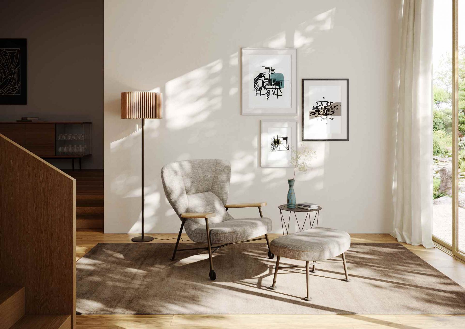 264 Shinzo Lounge Chair Armchair Walter Knoll