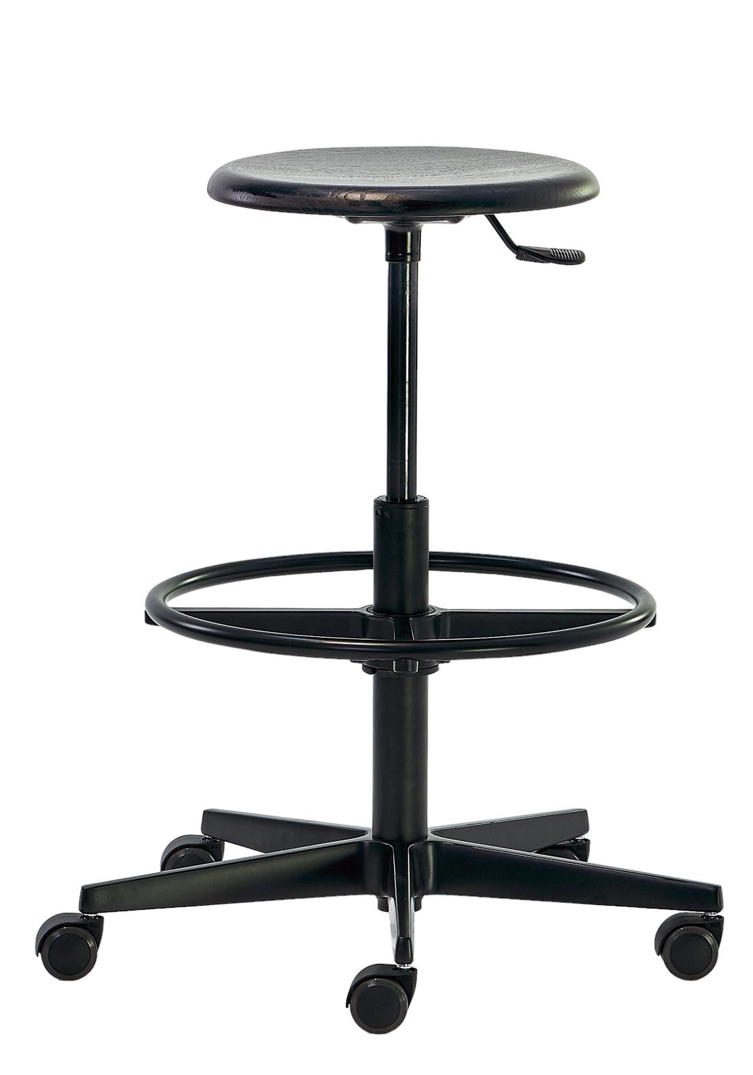 Mr. Round High Chair Adjustable Swivel stool Richard Lampert