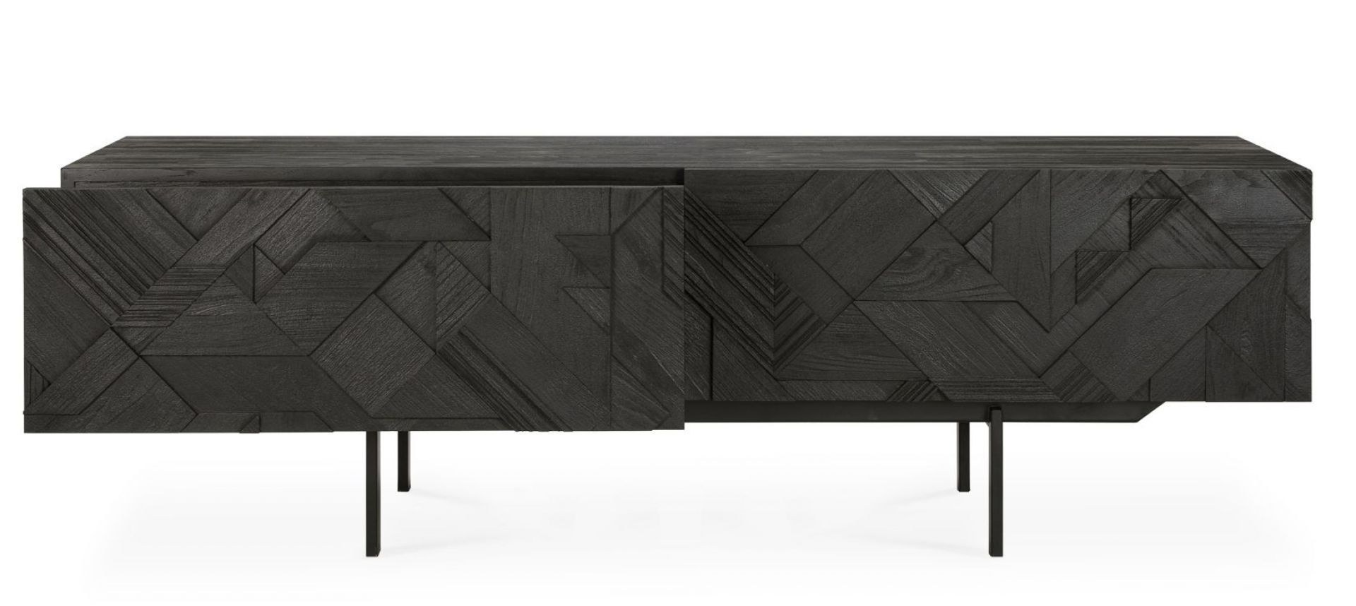 Graphic TV cupboard Teak Ethnicraft