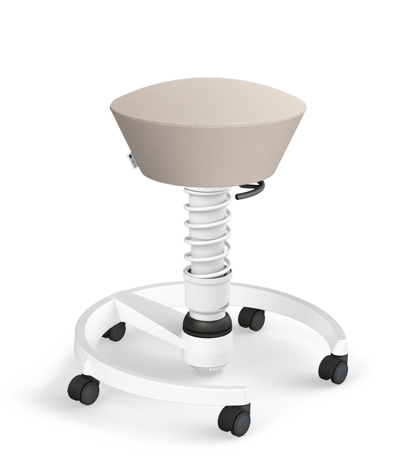 Swopper on Wheels Stool Frame White LIMITED EDITION Aeris
