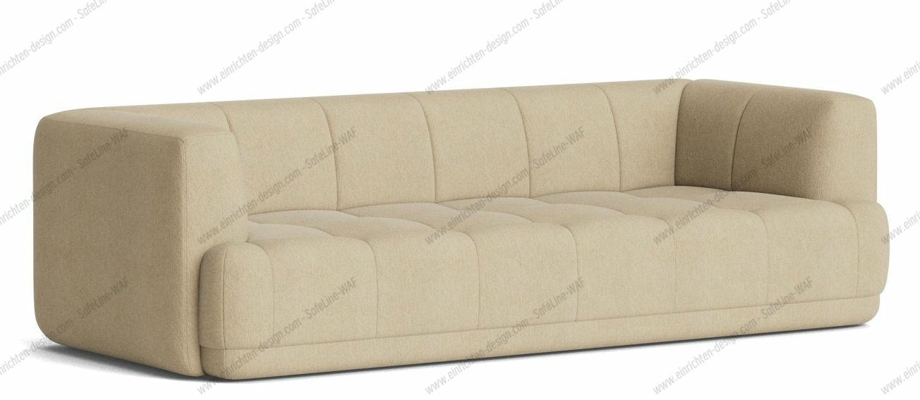 Quilton 3 seater sofa 3-seater Hay Fabric Turf Sand