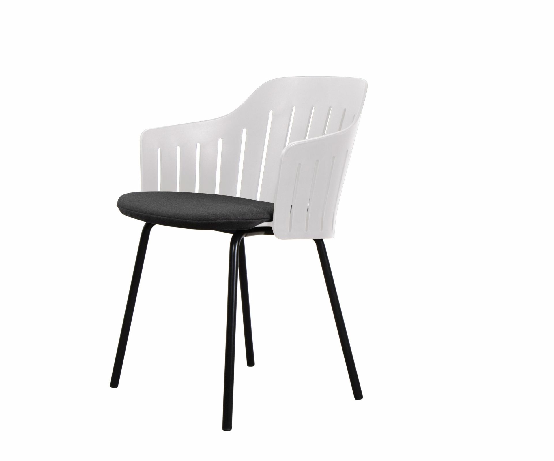 Choice Outdoor Chair Steel Frame 4 Legs White Cane-Line 