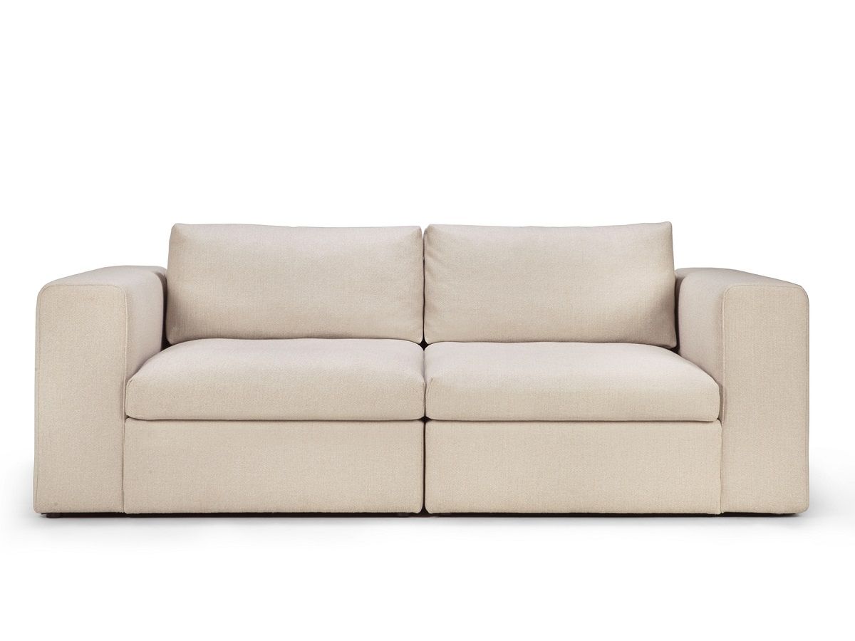 Mellow Sofa Off White Eco Fabric - left armrest Ethnicraft