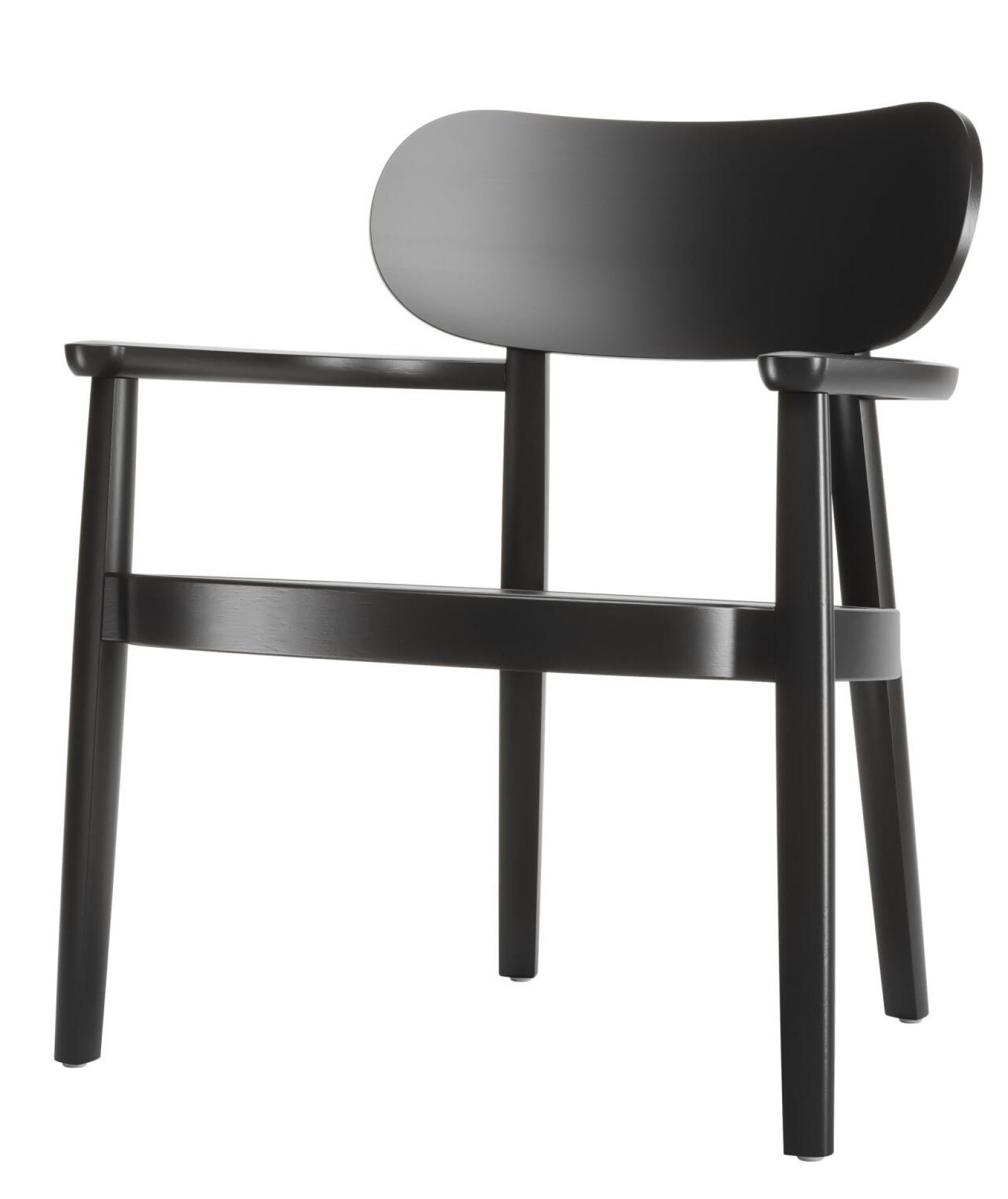 Wooden armchair with armrests 119 MF Thonet 