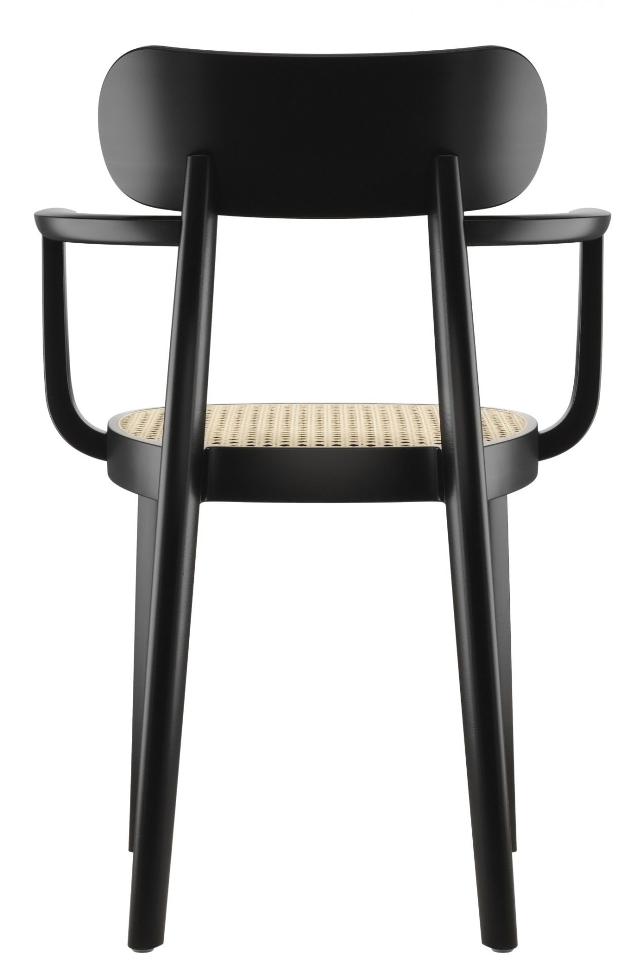 Wooden chair with Armrests 118F / 118 F Thonet