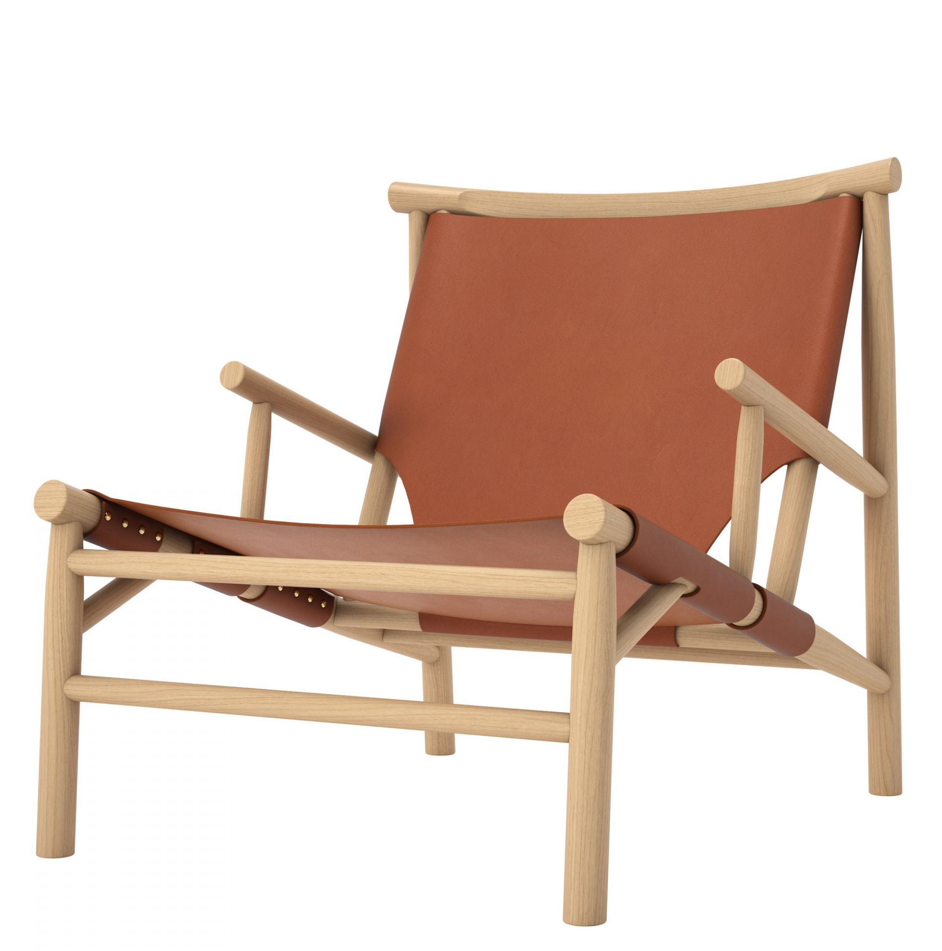Samurai Chair Norr11 Harness Leather Cognac