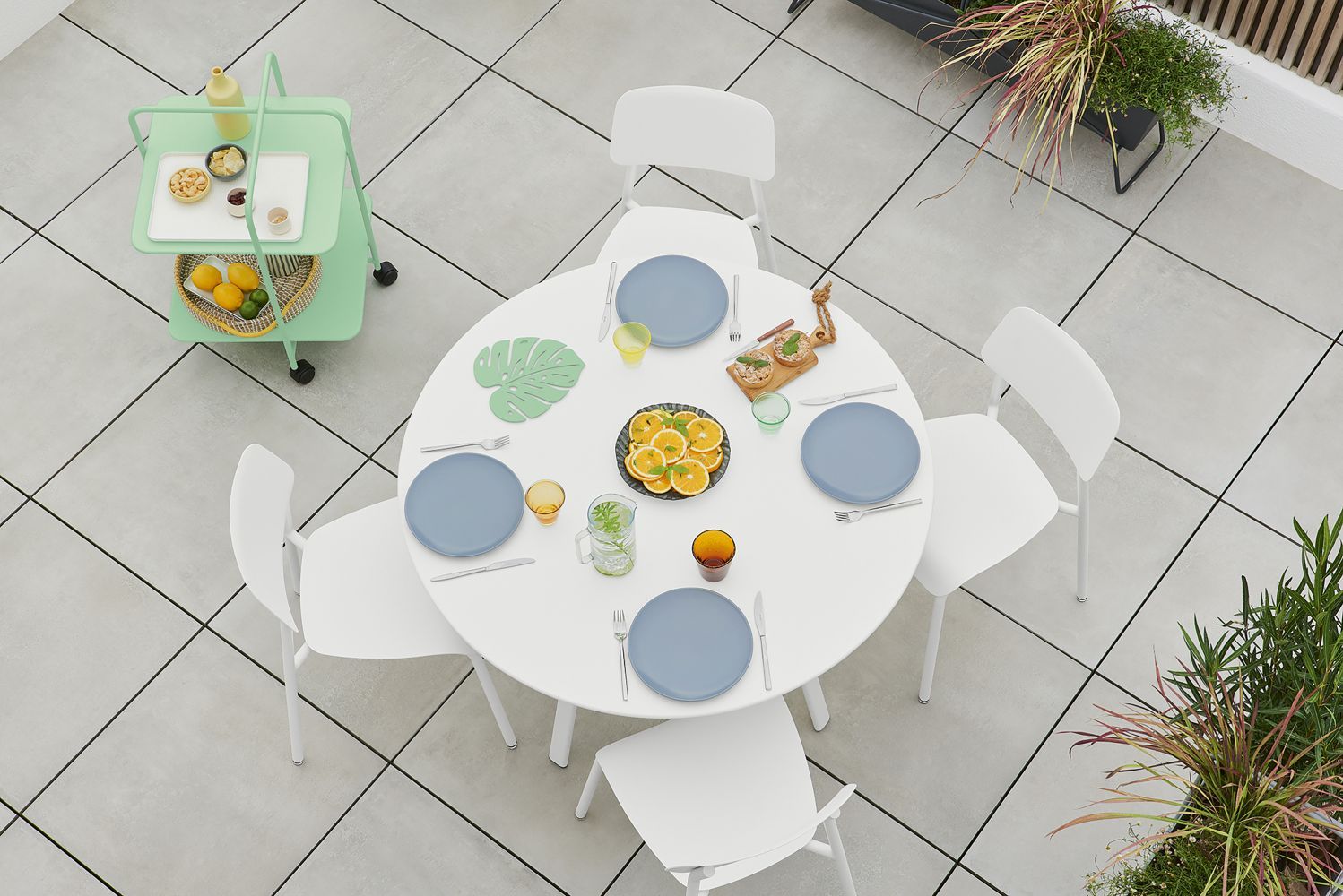SO'O Outdoor Dining Table Fermob SO'O Outdoor Dining Table Fermob