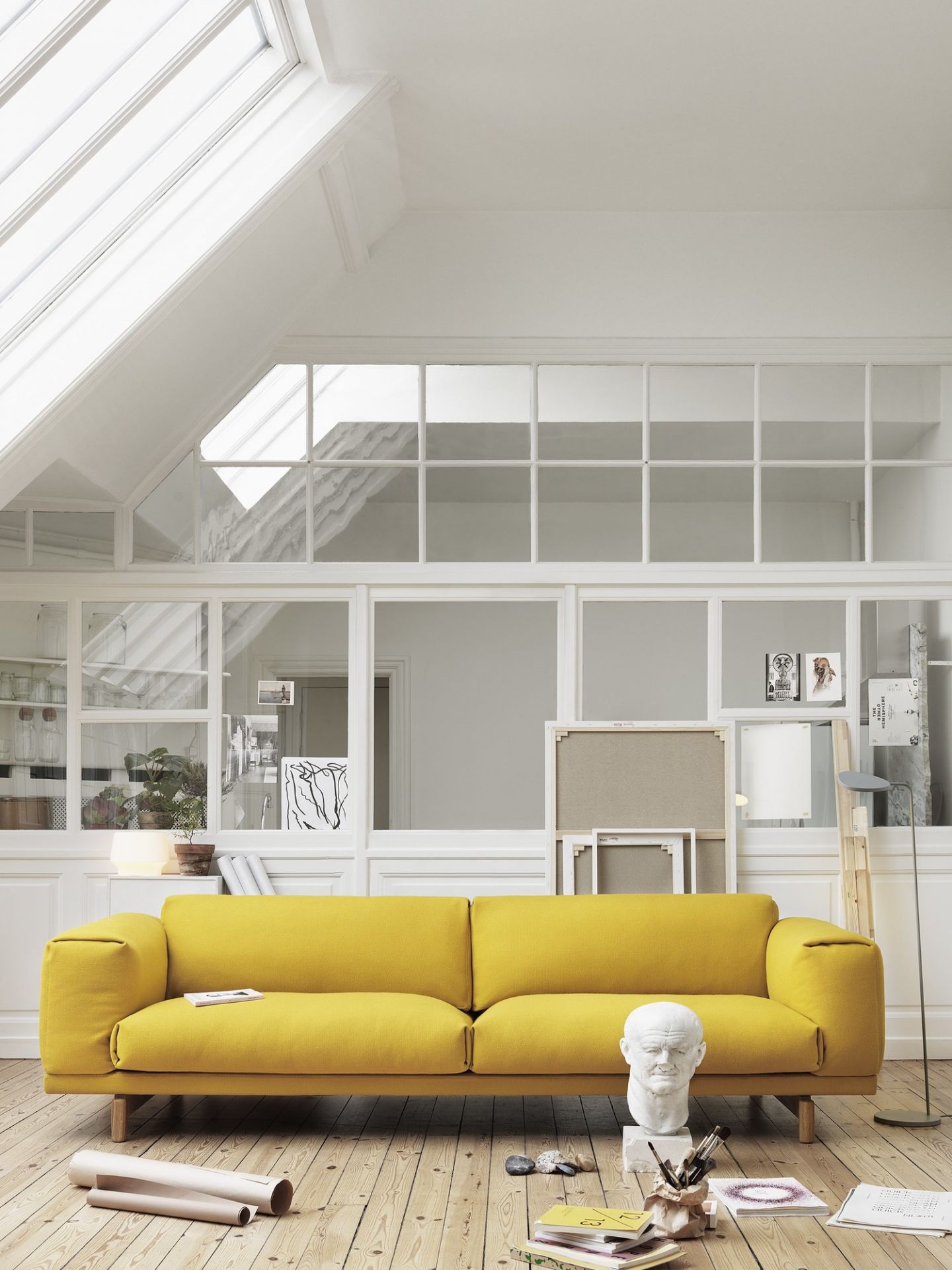 Rest 3-seater sofa Muuto