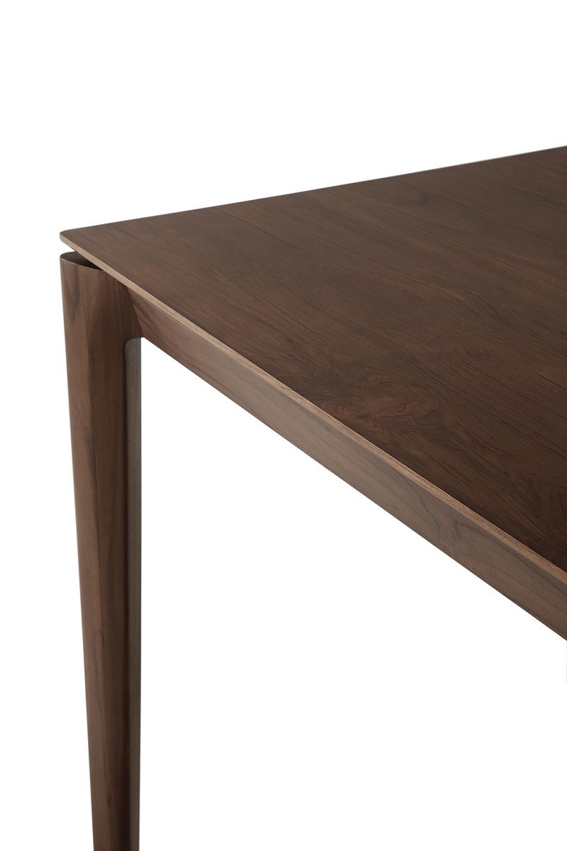 Bok Table Rectangular Teak Dark Brown Ethnicraft 