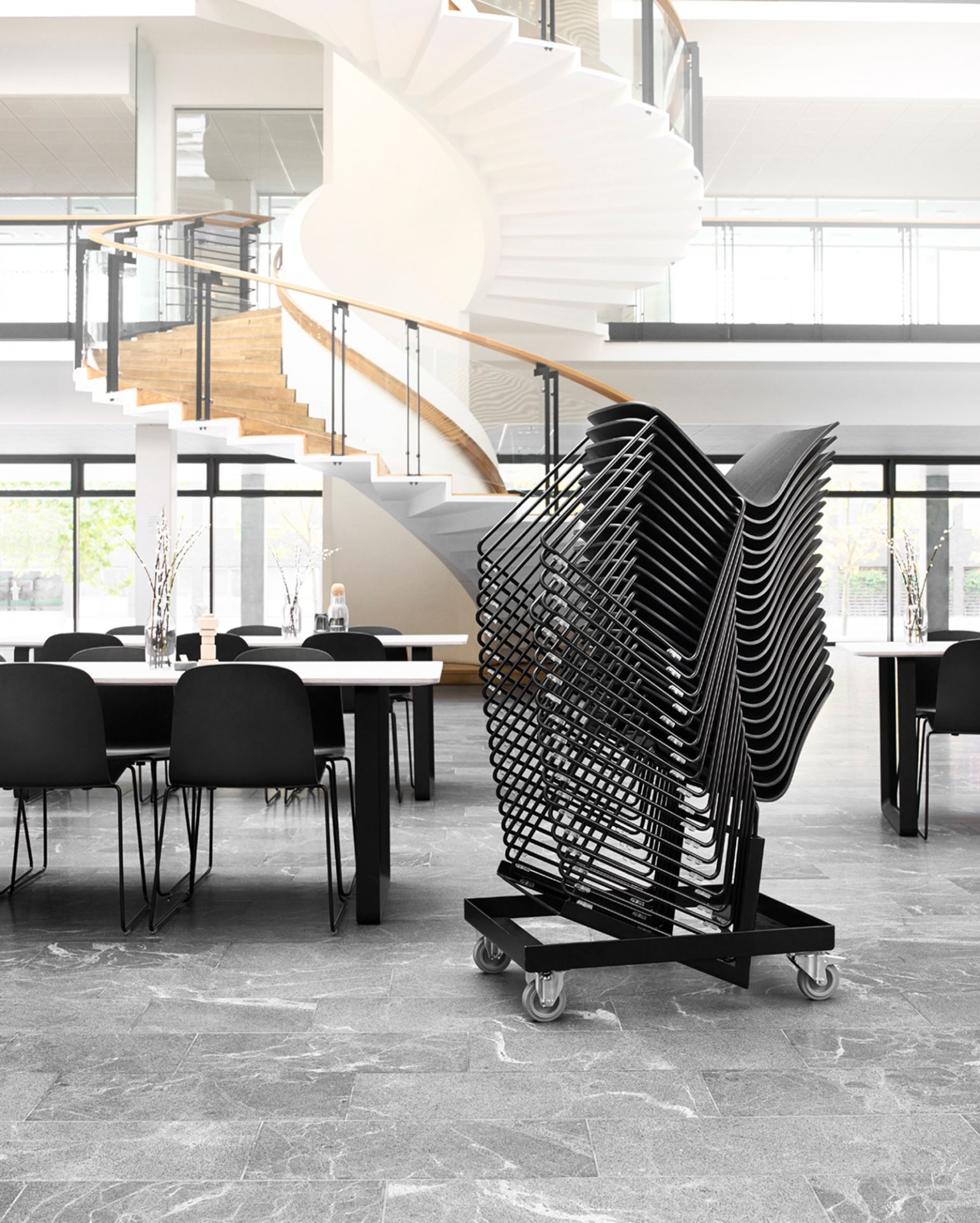 Visu Chair Tube Base Chair Muuto