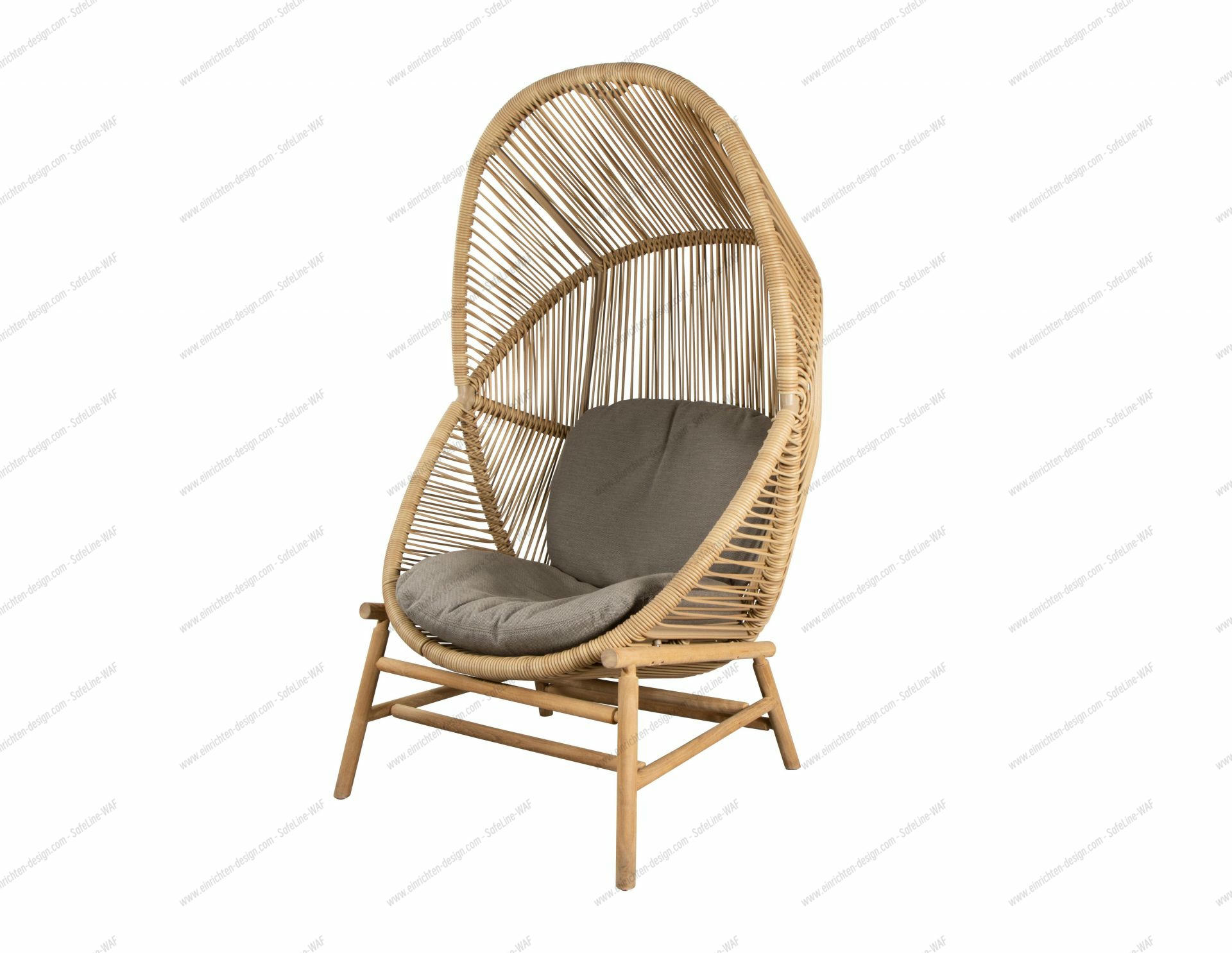 Hive back and seat cushions for Cane-Line hanging/lounge/highback chairs