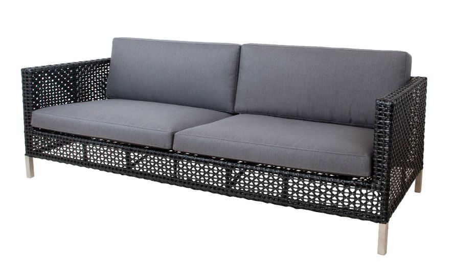 Connect 3 -seater sofa including seat cushion in grey Cane-Line SPECIAL OFFER