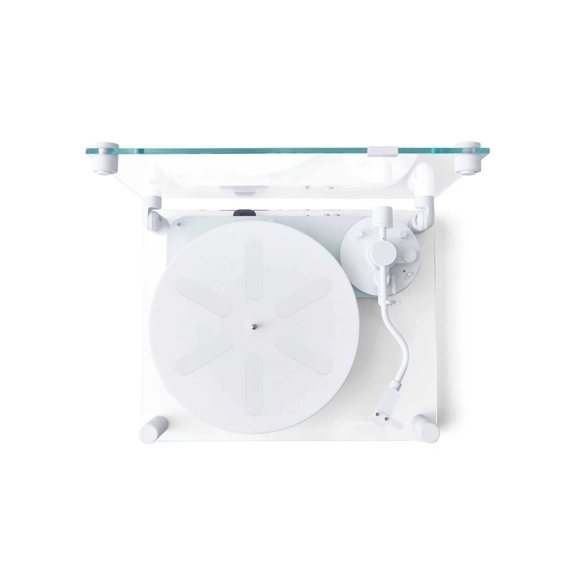 Transparent turntable Transparent