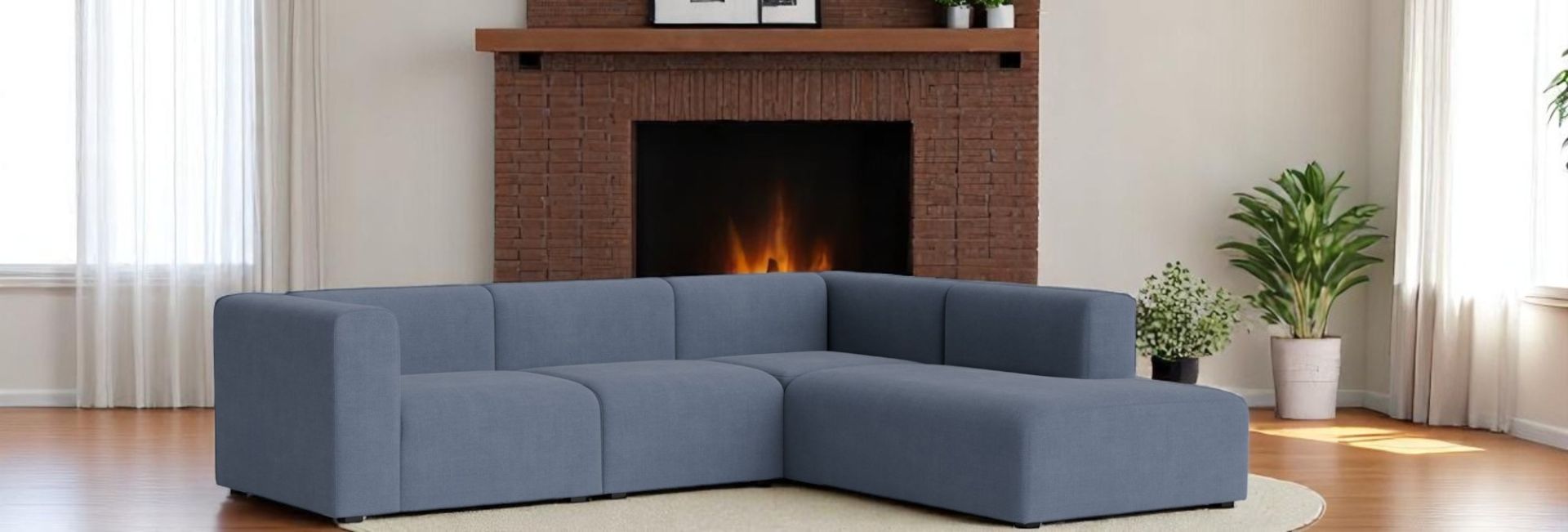 Mags Sofa Corner Combination 2 with armrest right Hay  