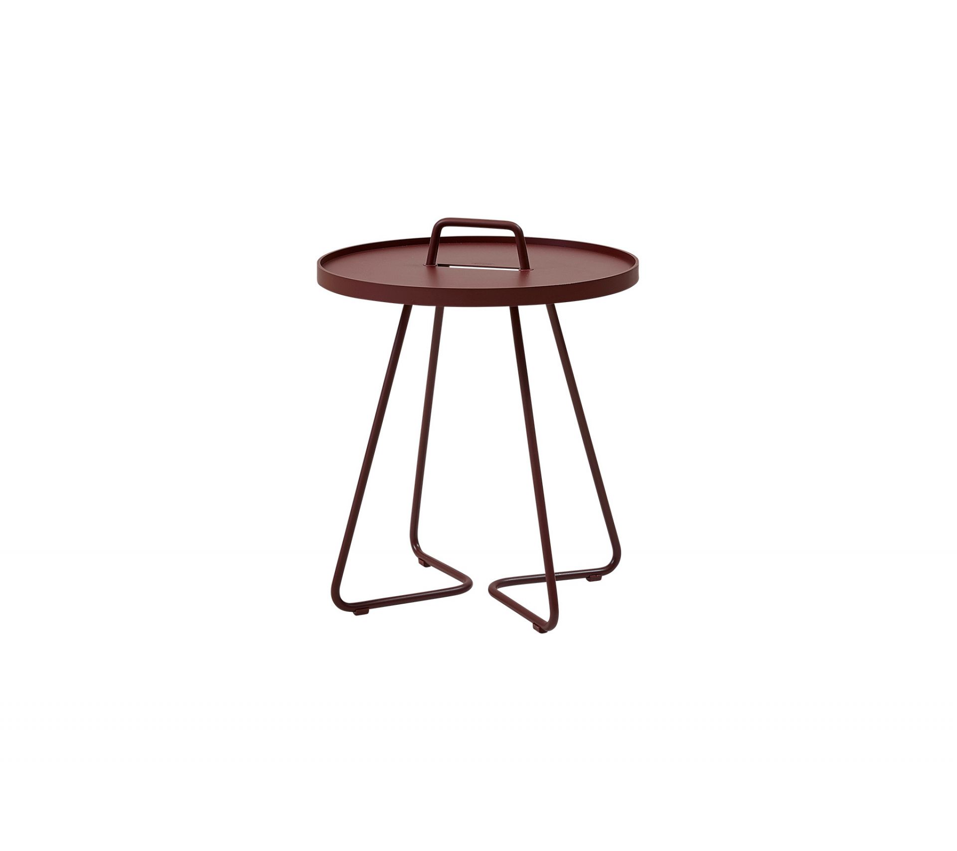On-The-Move Outdoor side table small bordeaux Cane-Line