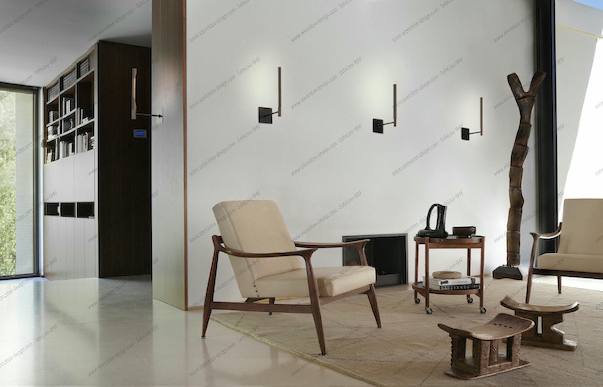 Ilo Wall- and Ceiling Lamp Bronze Satin Oluce