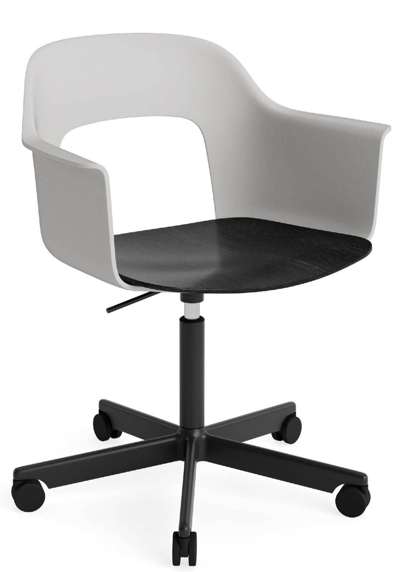 Layout Armchair 242 Armchair 4-star base gas lift with swivel function Hay