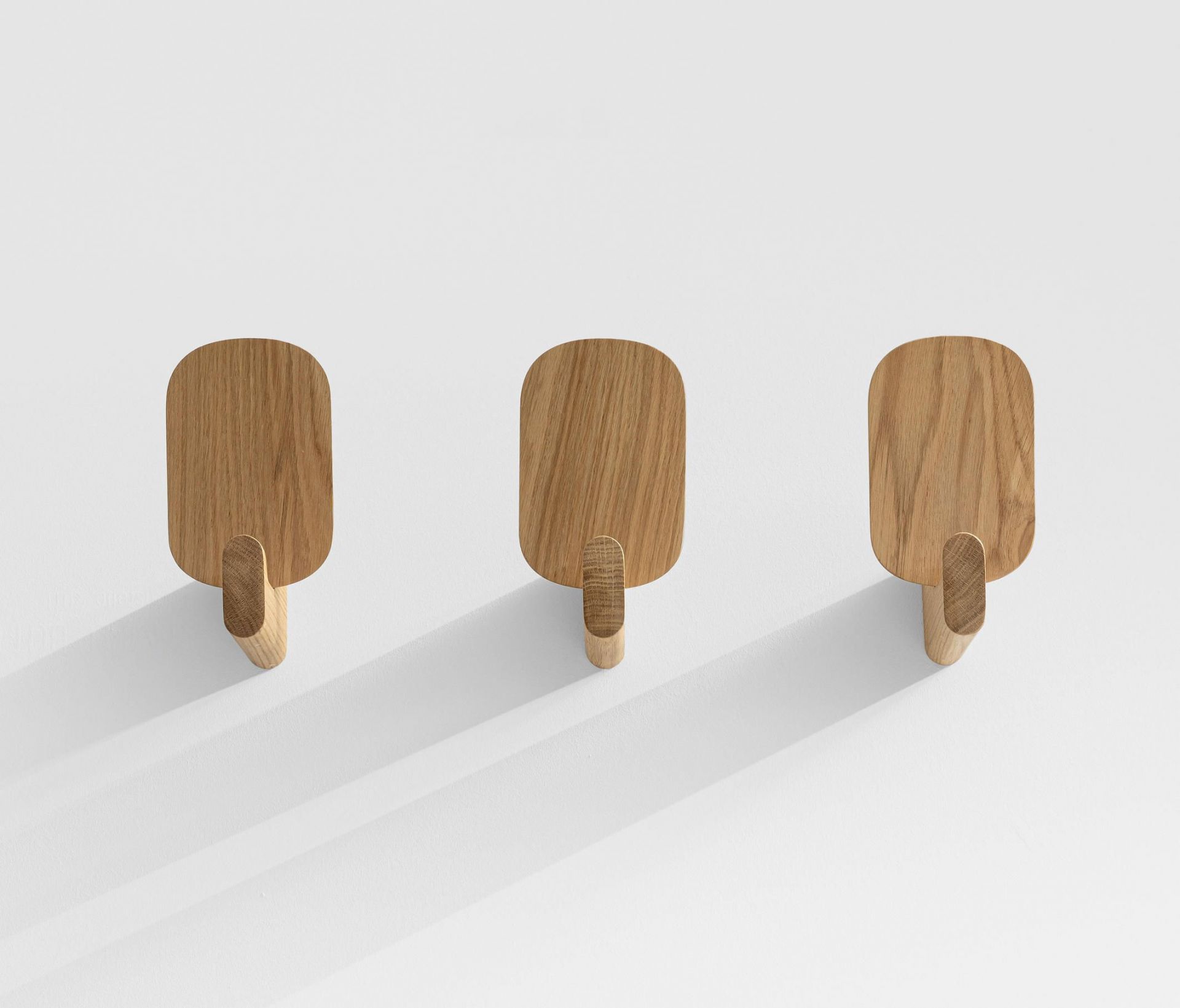 Ad Hook Wall hook  Set of 3 solid wood Zeitraum