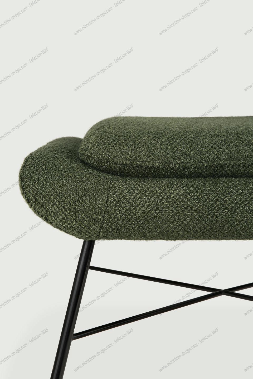 Barrow Footstool Pine Green Ethnicraft