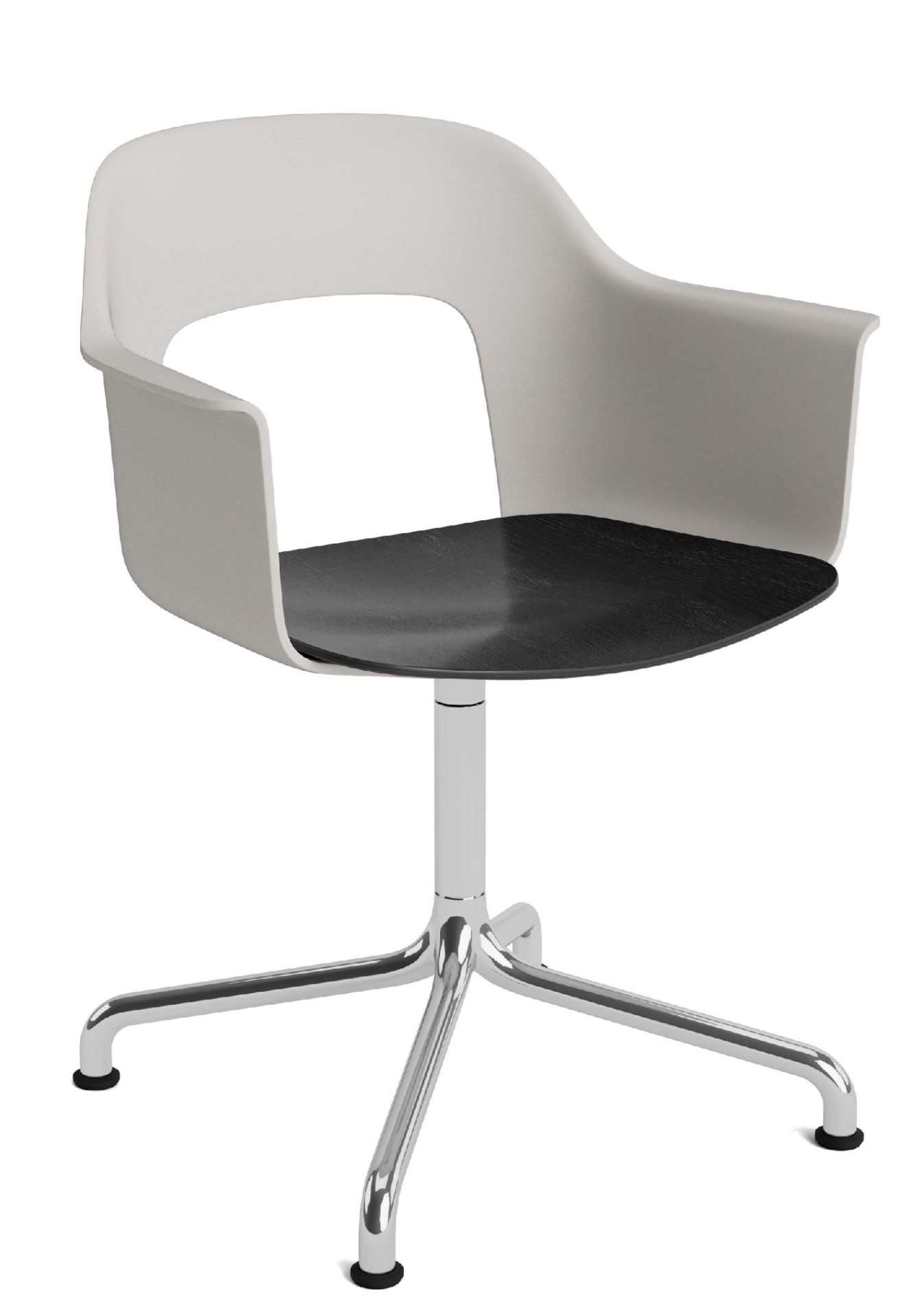 Layout Armchair 252 Armchair 4-star base swivel base with curved base Hay  