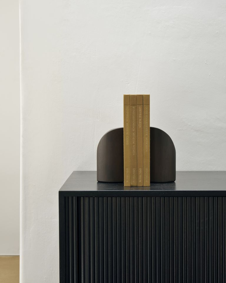 Roller Max Sideboard with 2 Doors Teak Black Ethnicraft