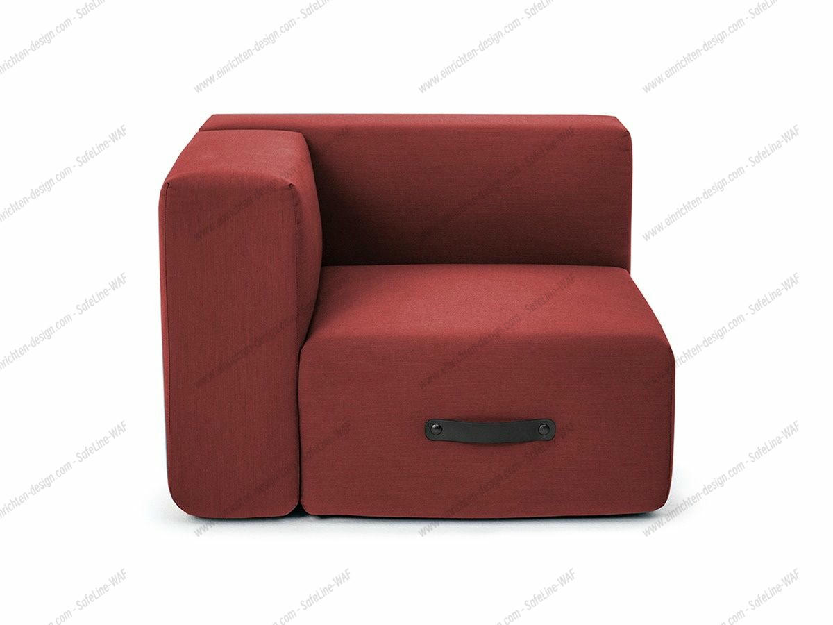 Miamia Outdoor Sofa Corner Module Left Red Conmoto Miamia Outdoor Sofa Corner Module Left Red Conmoto