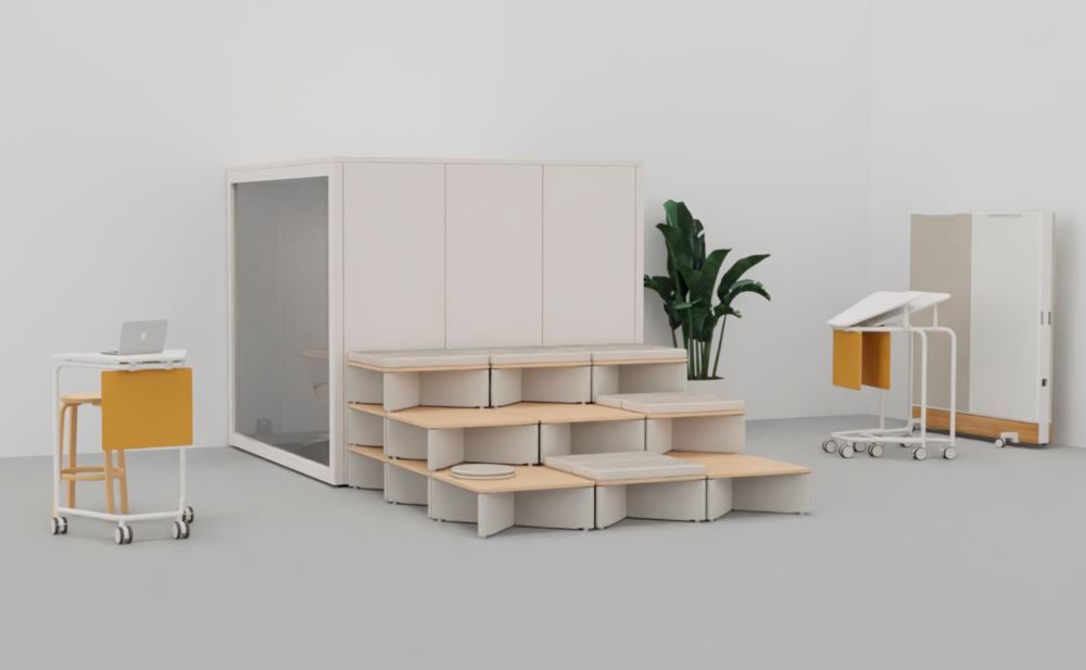 Reset Platform modular platform system Vitra