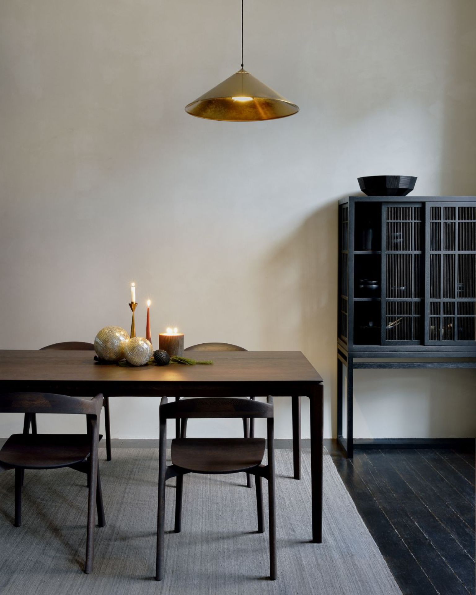 Bok table oak brown lacquered Ethnicraft