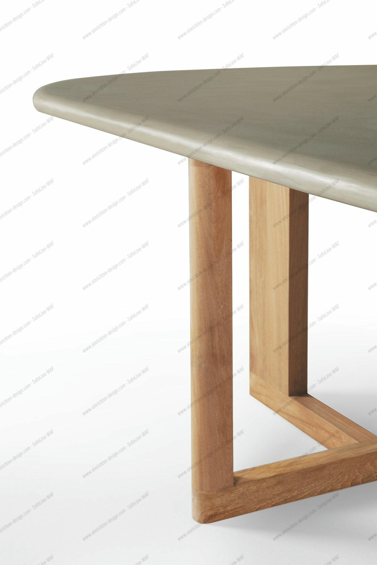 Trestle outdoor dining table Ethnicraft