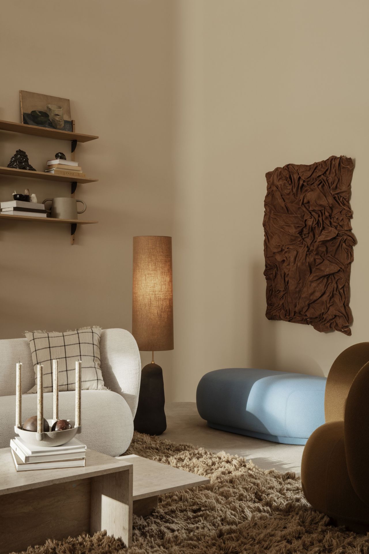 Rico Sofa 3-Seater Bouclé Ferm Living