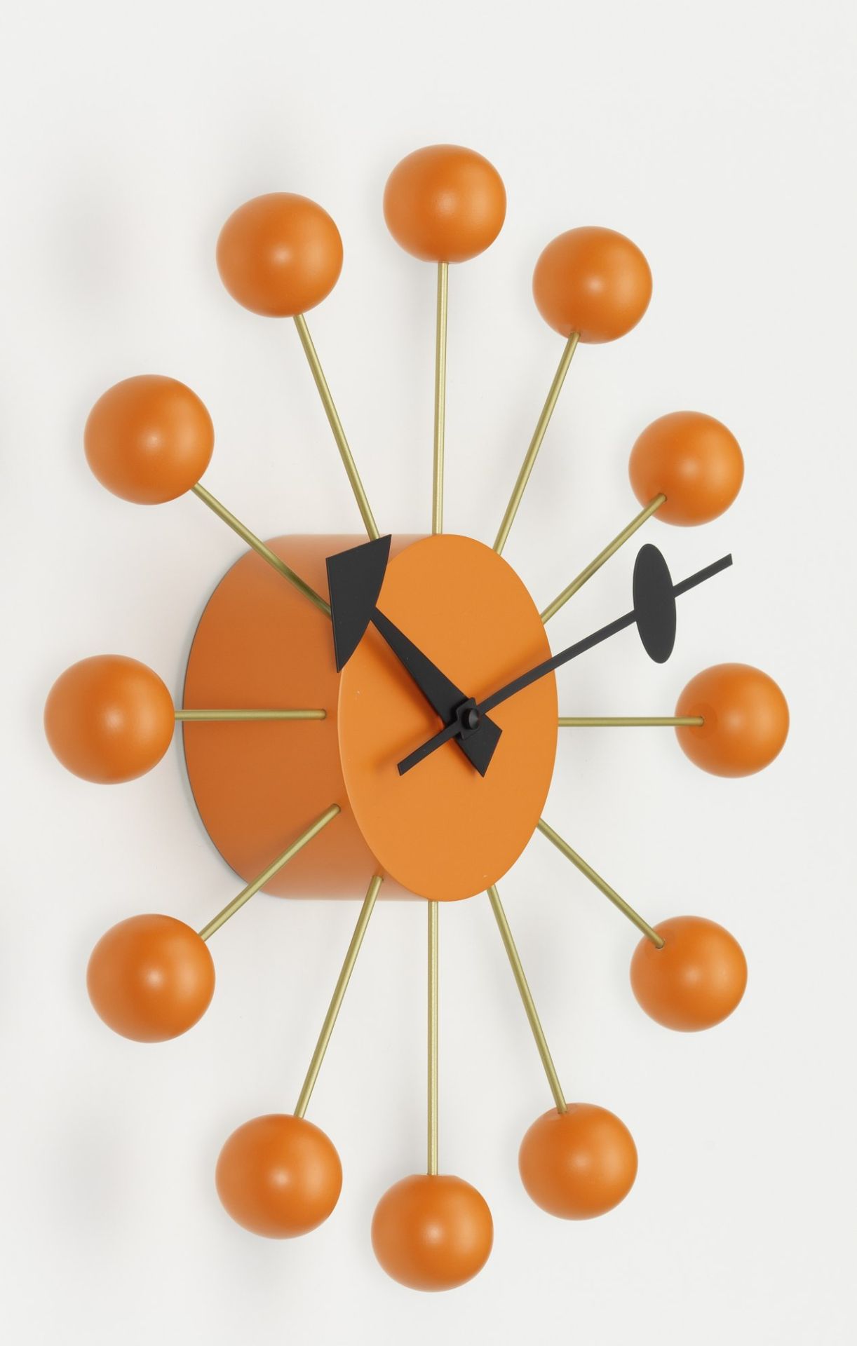 Ball Clock - orange