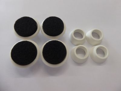 Felt slides set for Eames Plastic Chair DSR, DAR, DKR Vitra