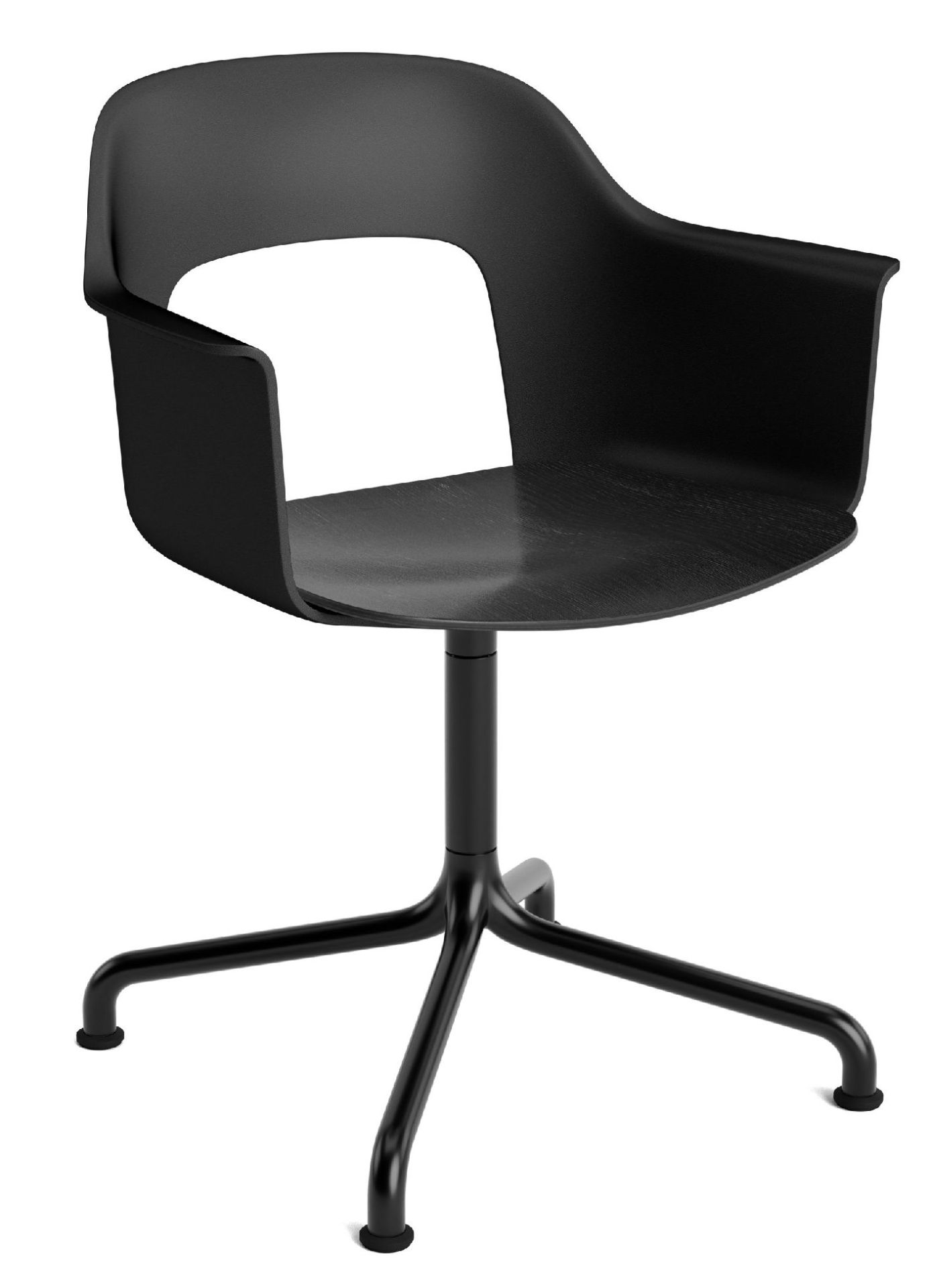 Layout Armchair 252 Armchair 4-star base swivel base with curved base Hay  