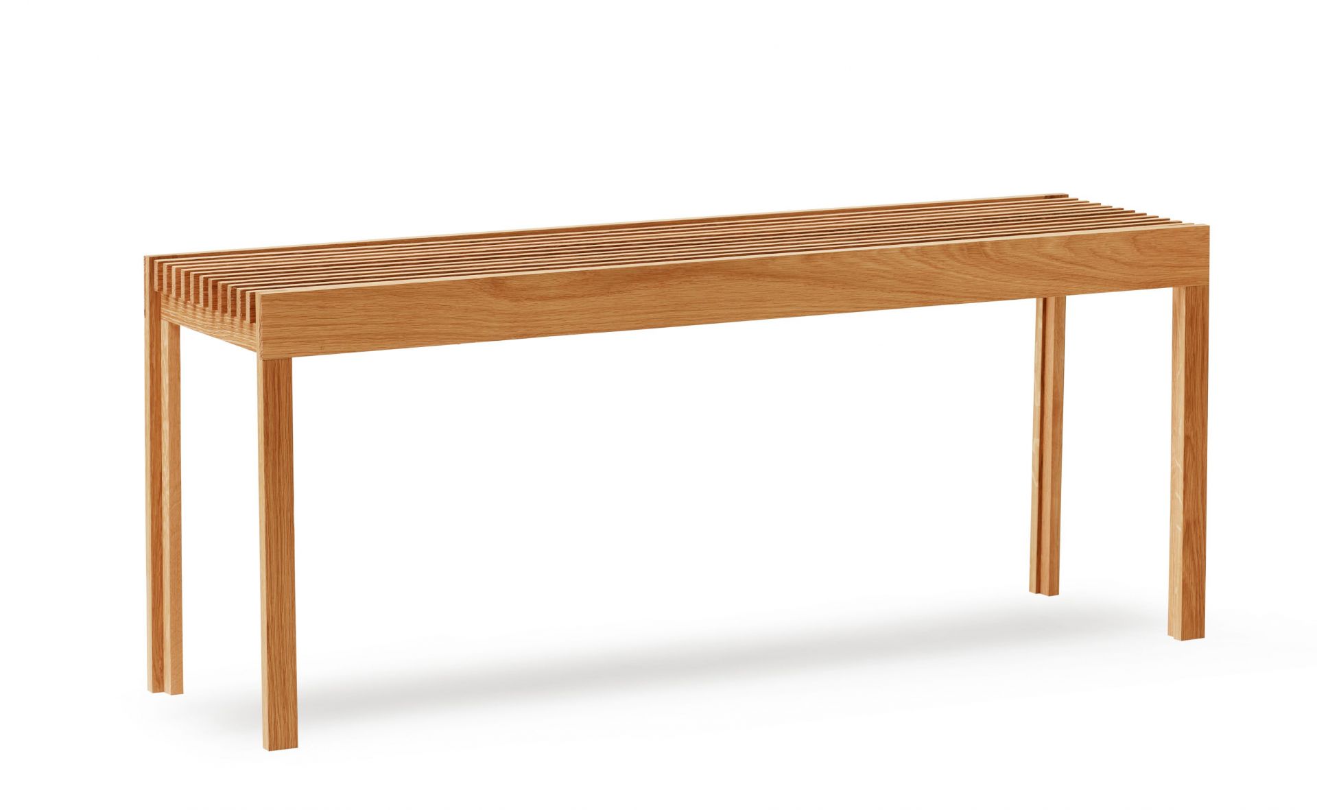 Lightweight bench oak oiled Form & Refine