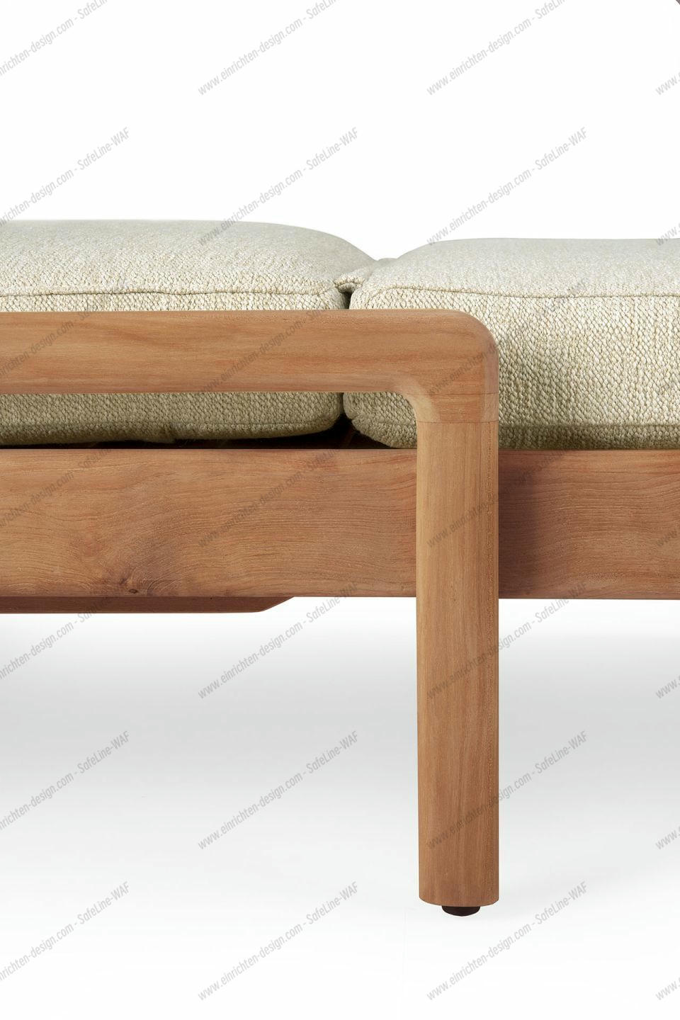 Cushion for Jack Outdoor Lounger Natural Ethnicraft