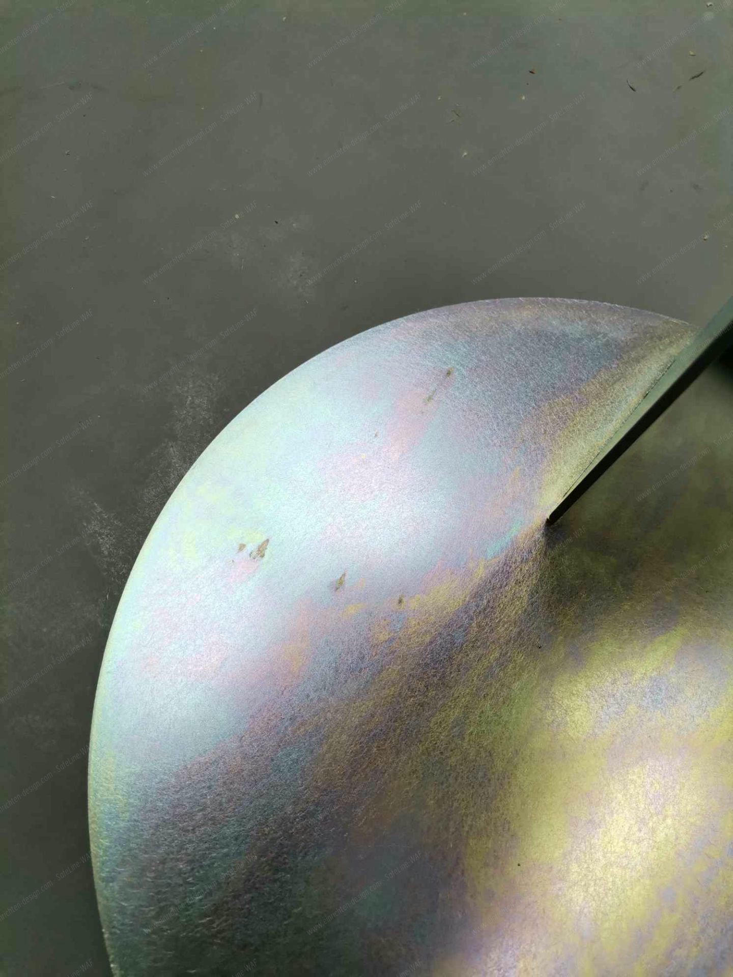 Meta Side Table CHROME YELLOW Side table New Tendency IMPERFECT ITEMS