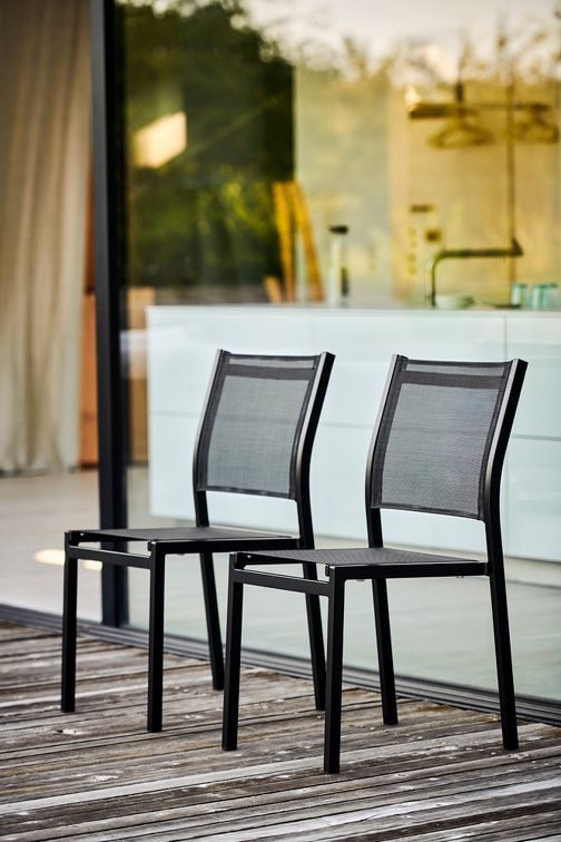 Fiam Aria outdoor stacking chair Jan Kurtz