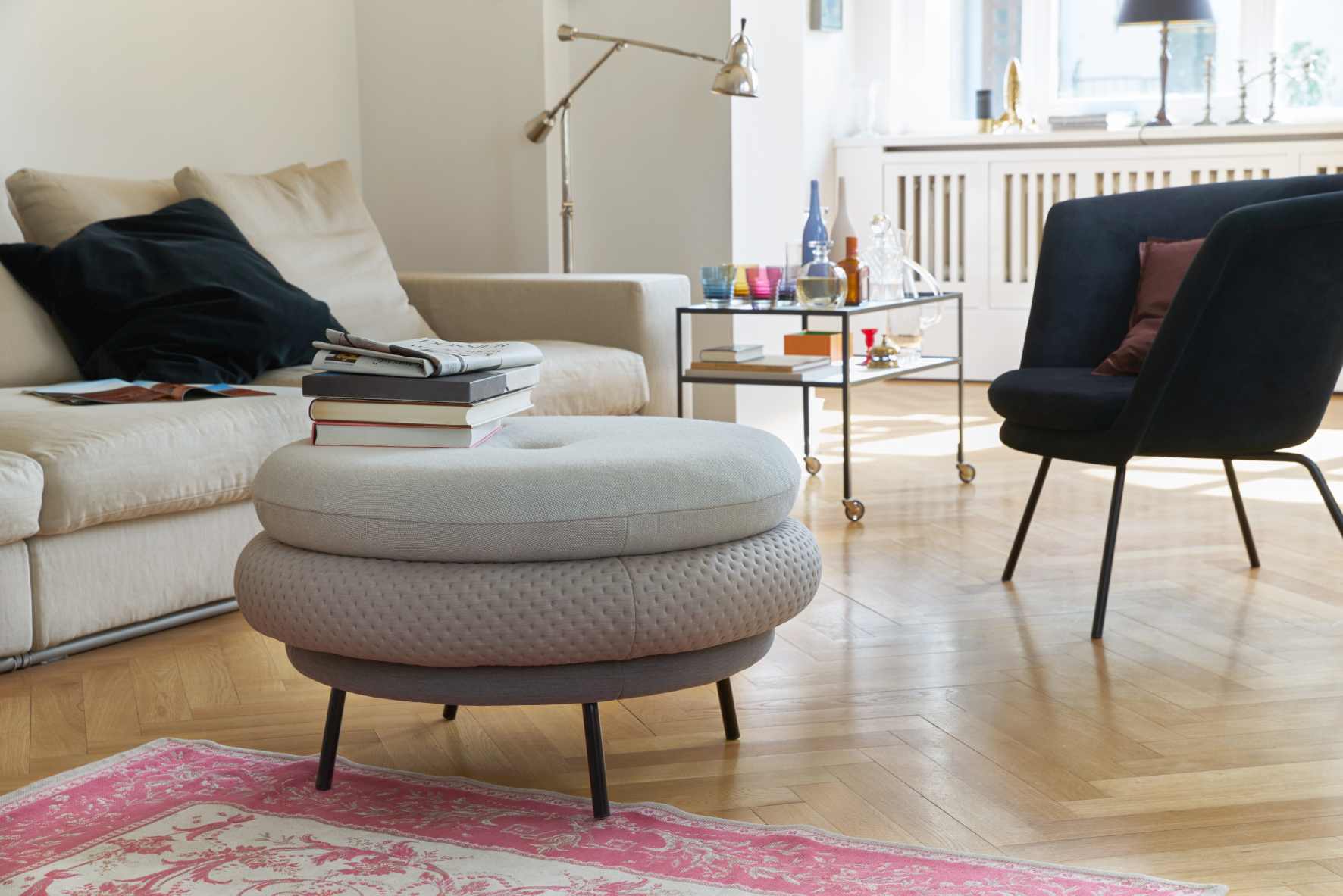 Fat Tom Pouf Lounge - Stool Richard Lampert Beige