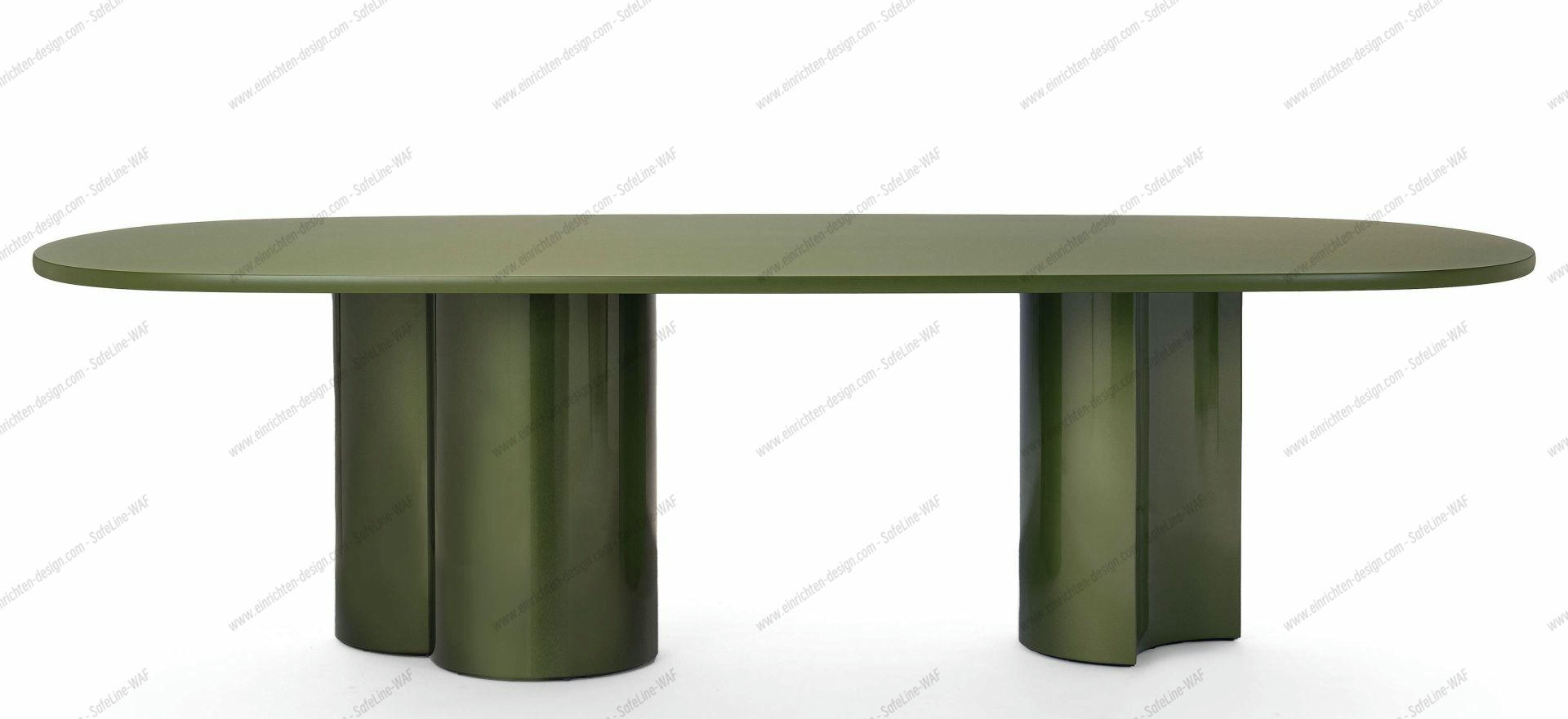 2325 Bol dining table W 260 cm Zanotta Algae matt