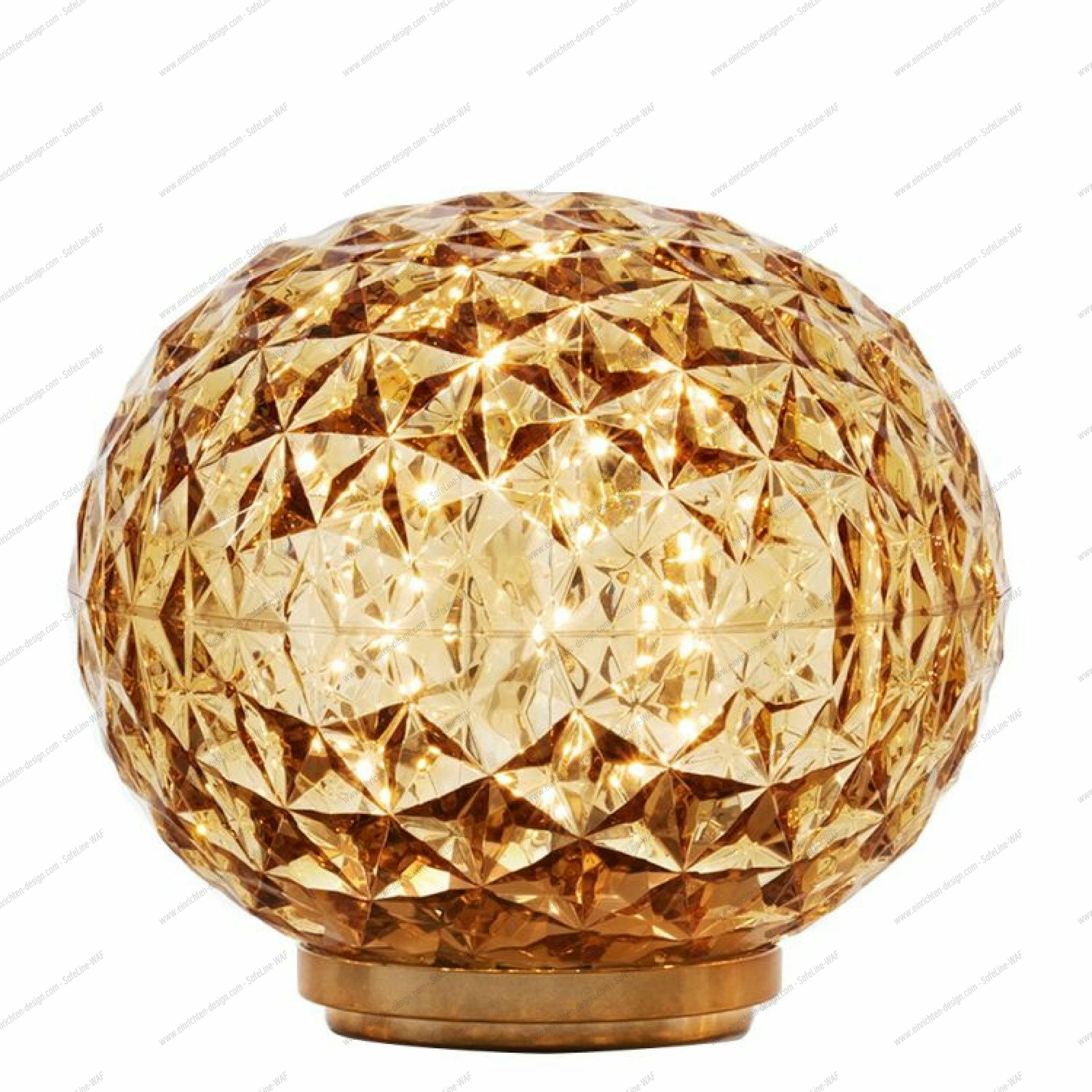MINI Planet LED Akku Table lamp Yellow Kartell SINGLE PIECES